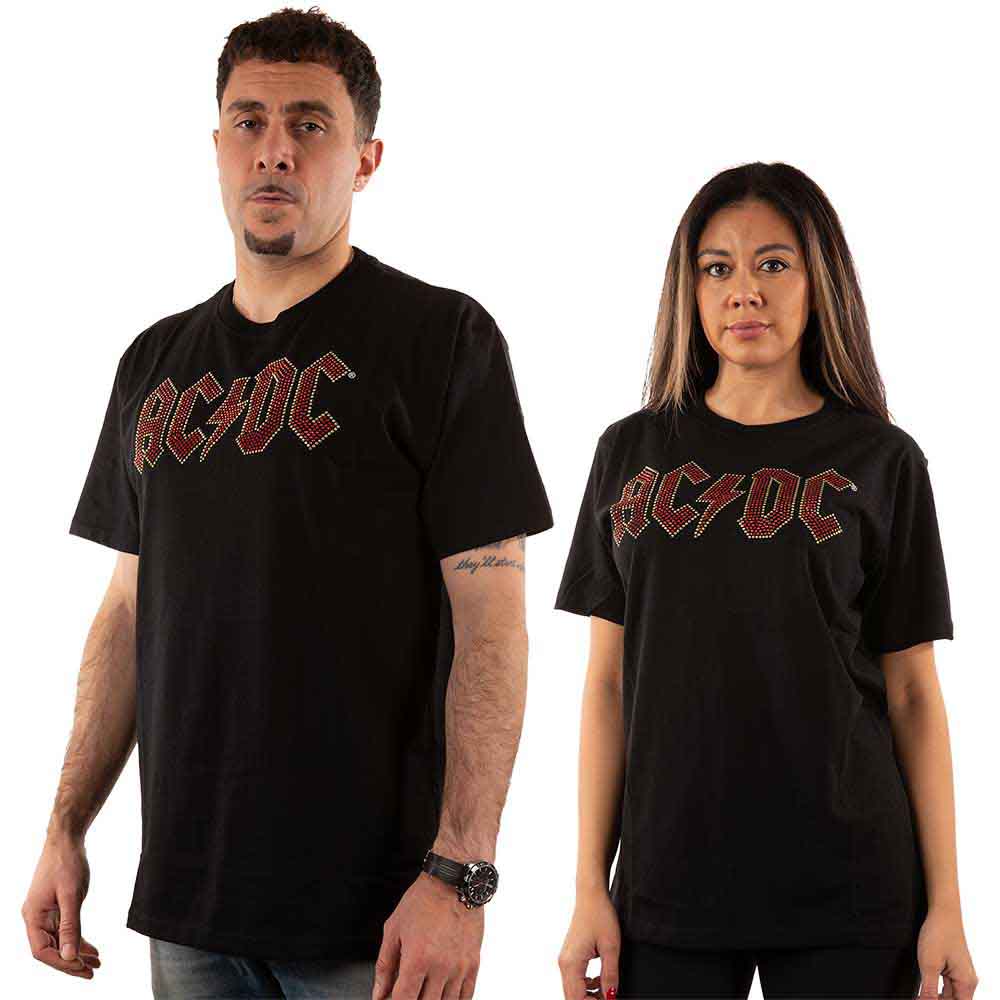 AC/DC | Full Colour Logo - T-Shirt Black
