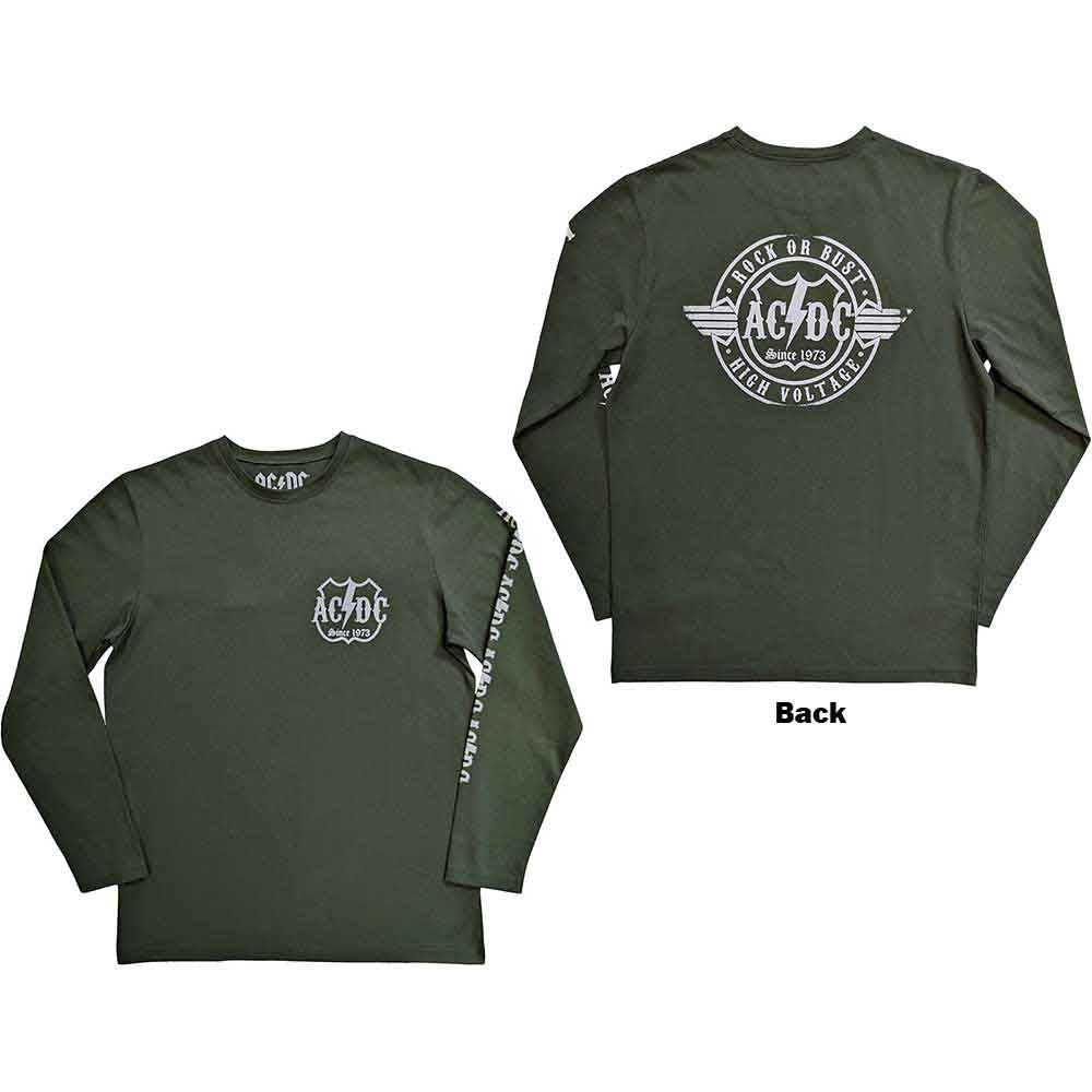 AC/DC | Rock Or Bust - T-Shirt Green