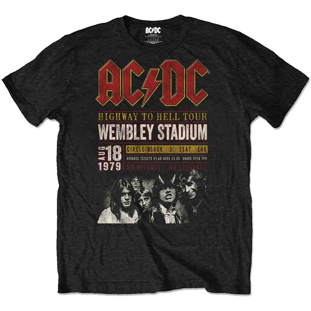 AC/DC | Wembley '79 - T-Shirt Black