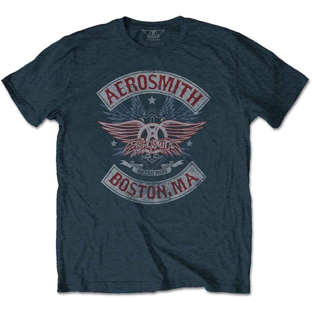 Aerosmith | Boston Pride - T-Shirt Blue