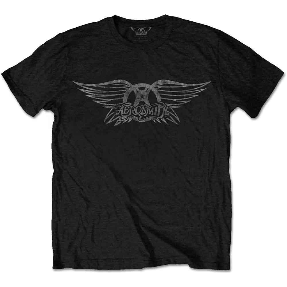 Aerosmith | Vintage Logo - T-Shirt Black