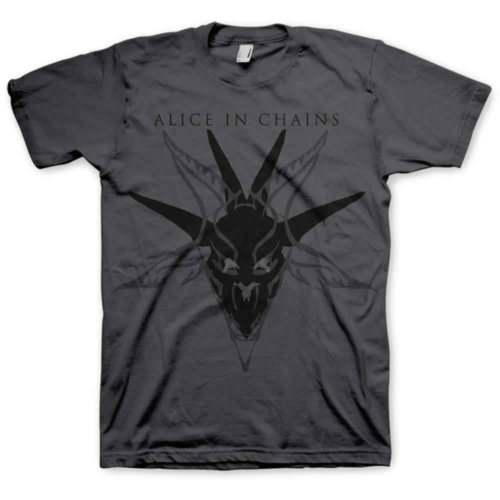 Alice In Chains | Black Skull - T-Shirt Grey
