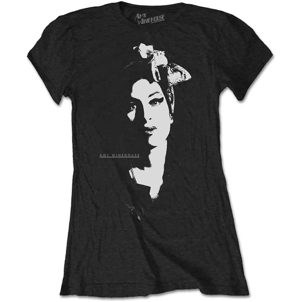 Amy Winehouse | Scarf Portrait - T-Shirt Black