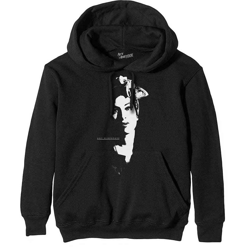 Amy Winehouse | Scarf Portrait - Sweatshirt Black