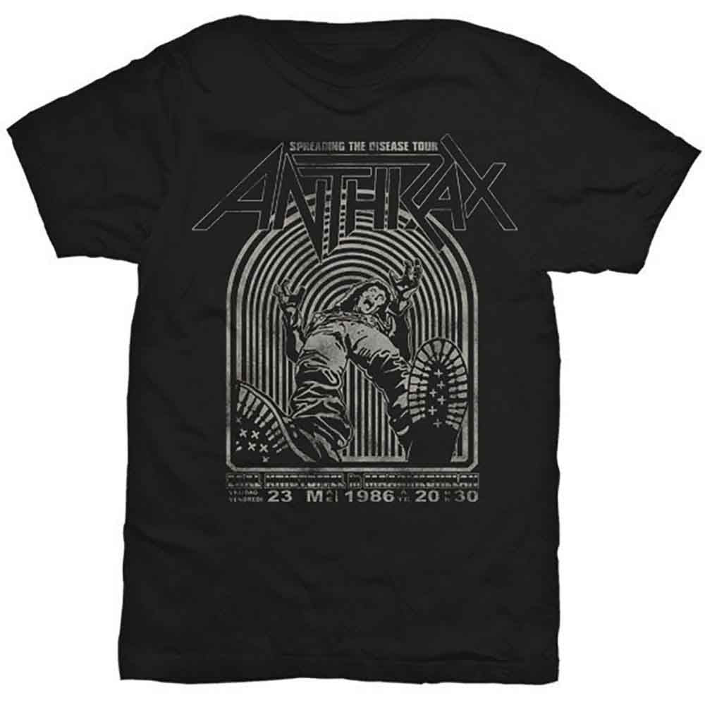 Anthrax | Spreading the disease - T-Shirt Black