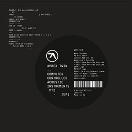 Aphex Twin | Computer Controlled Acoustic Instruments PT 2 (Extended Play, Digital Download Card) - Vinyl