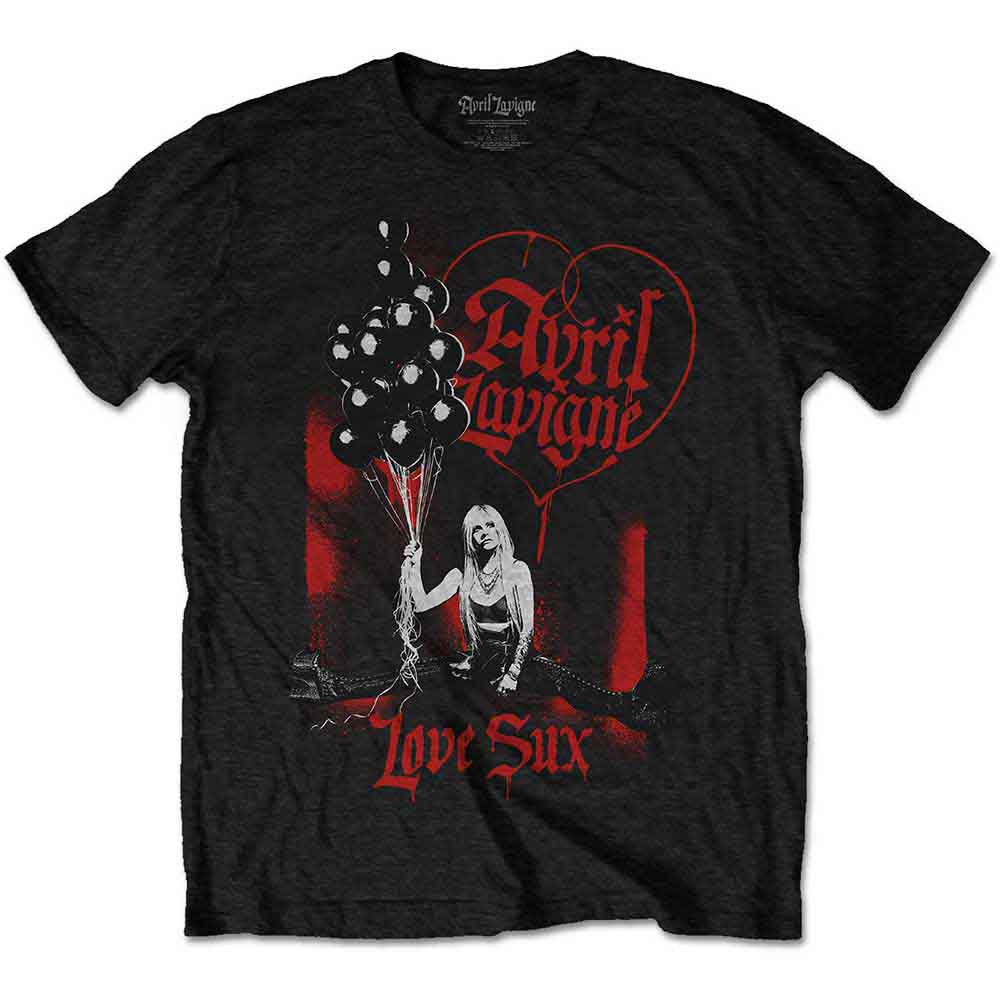 Avril Lavigne | Love Sux Balloons - T-Shirt Black