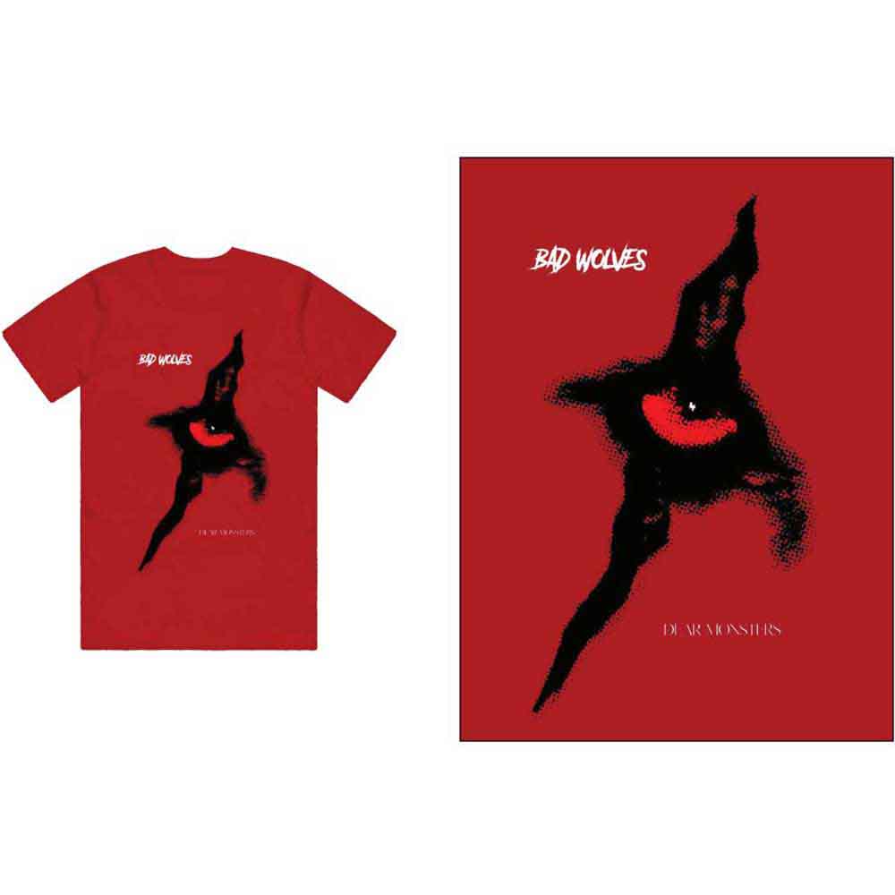 Bad Wolves | Dear Monsters Eye - T-Shirt Red