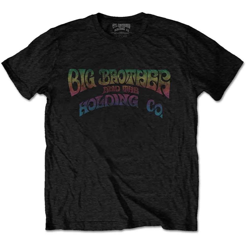 Big Brother & The Holding Company | Vintage Logo - T-Shirt Black