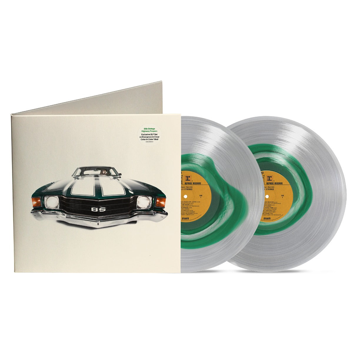 Billy Strings | Highway Prayers (Indie Exclusive, Green/Clear Color-in-Color Vinyl) (2 Lp) - Vinyl