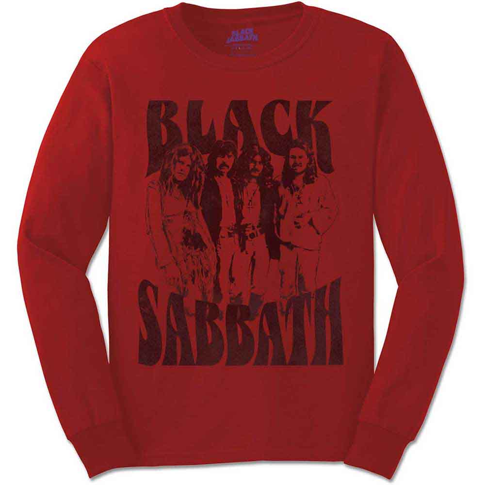 Black Sabbath | Band and Logo - T-Shirt Red