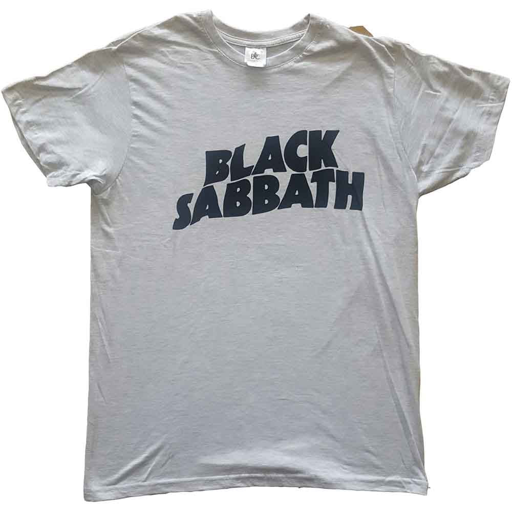 Black Sabbath | Black Wavy Logo - T-Shirt Grey