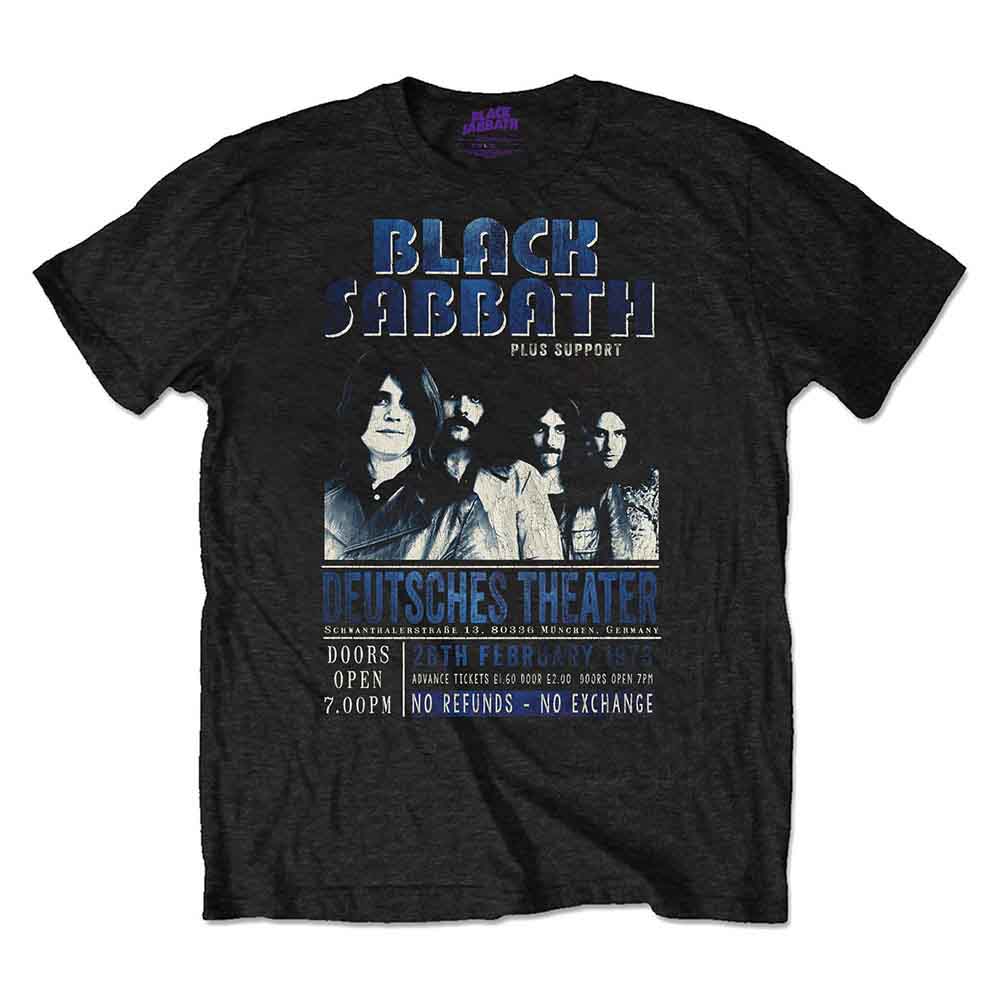 Black Sabbath | Deutsches '73 - T-Shirt Black