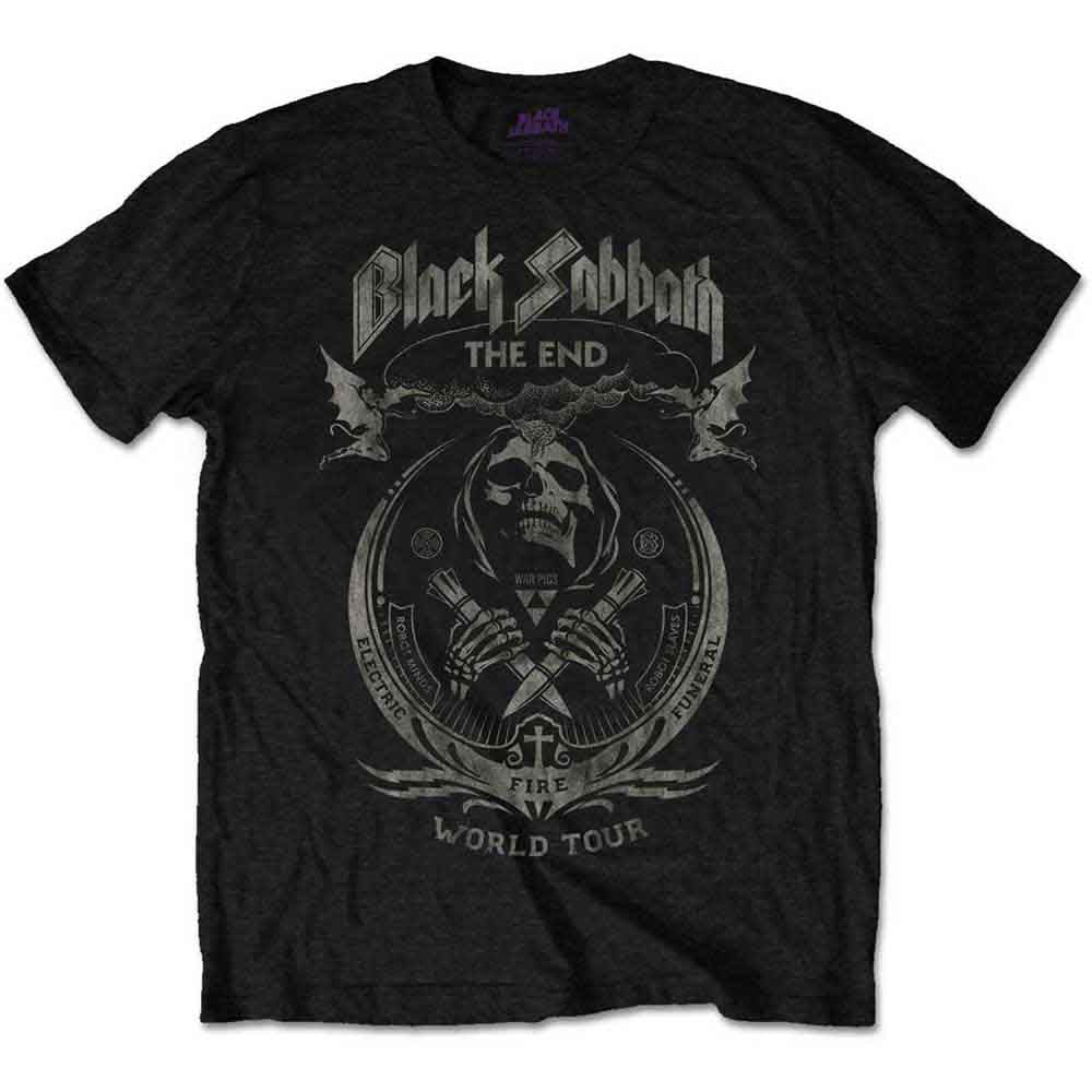 Black Sabbath | The End Mushroom Cloud - T-Shirt Black