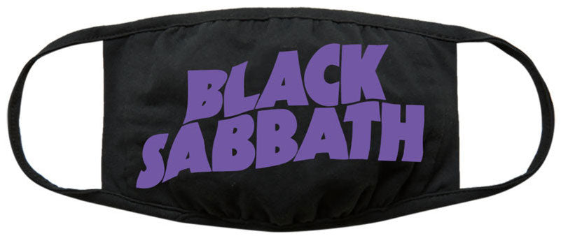 Black Sabbath Wavy Logo Face Covering | Black Sabbath Wavy Logo Face Covering - Apparel