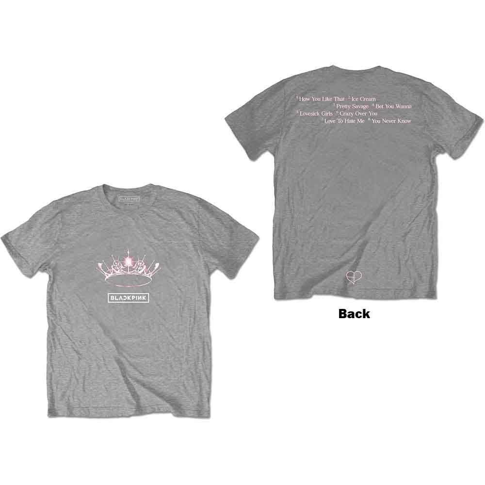 BLACKPINK | The Album - Crown - T-Shirt Grey
