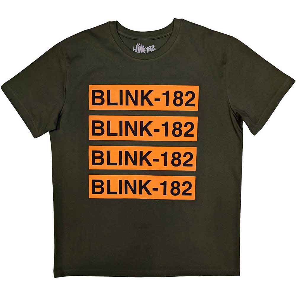Blink-182 | Log Repeat - T-Shirt Green