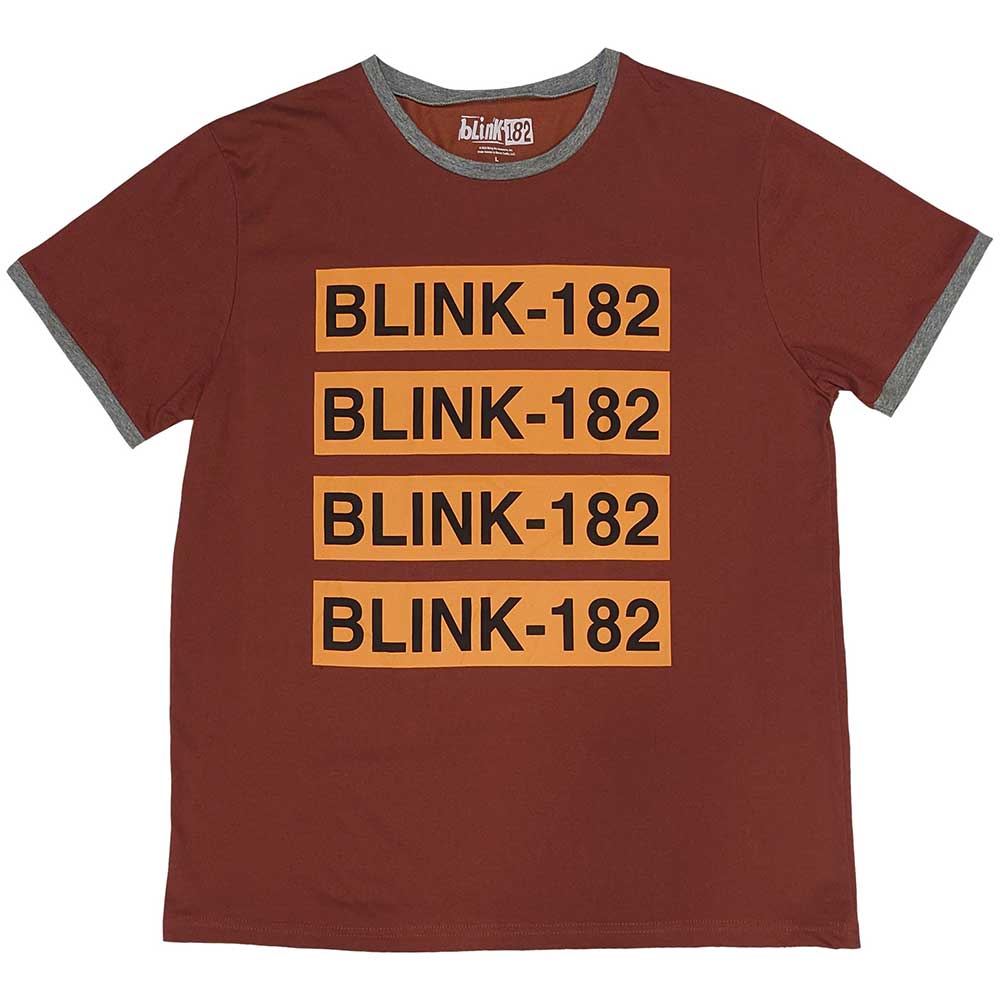 Blink-182 | Logo Repeat - Red