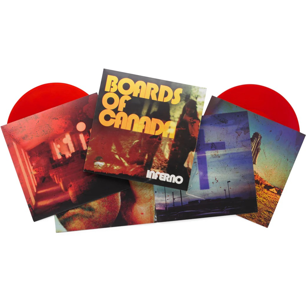 Boards of Canada | Inferno (Limited Edition, Indie Exclusive, Triple Gatefold Outer Sleeve, Deluxe Edition, Transparent Red Colored Vinyl) (2 Lp's) - Vinyl