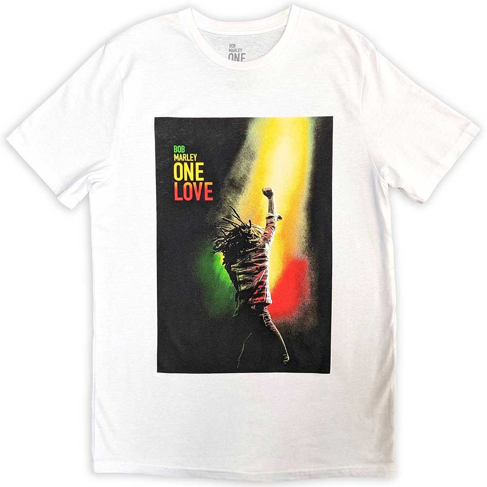 Bob Marley | One Love Movie Poster - T-Shirt White