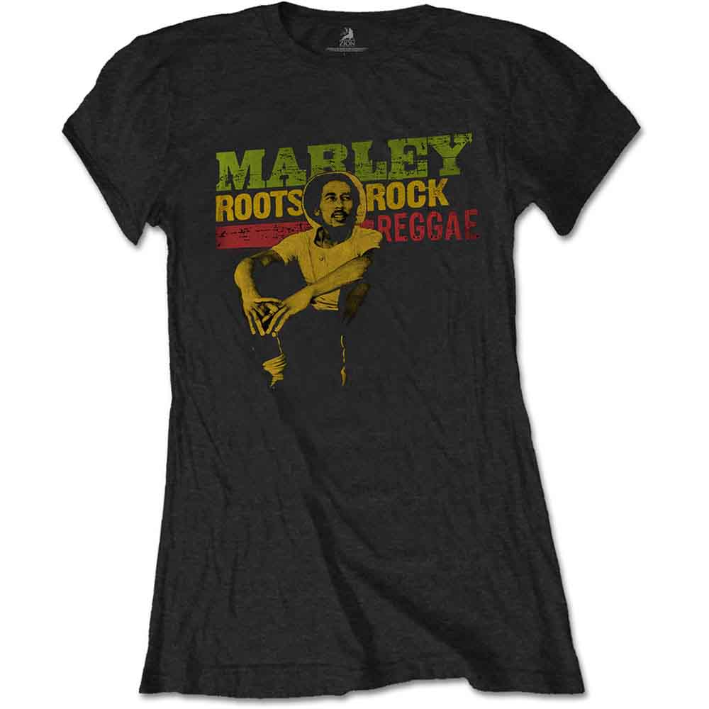 Bob Marley | Roots, Rock, Reggae - T-Shirt Black