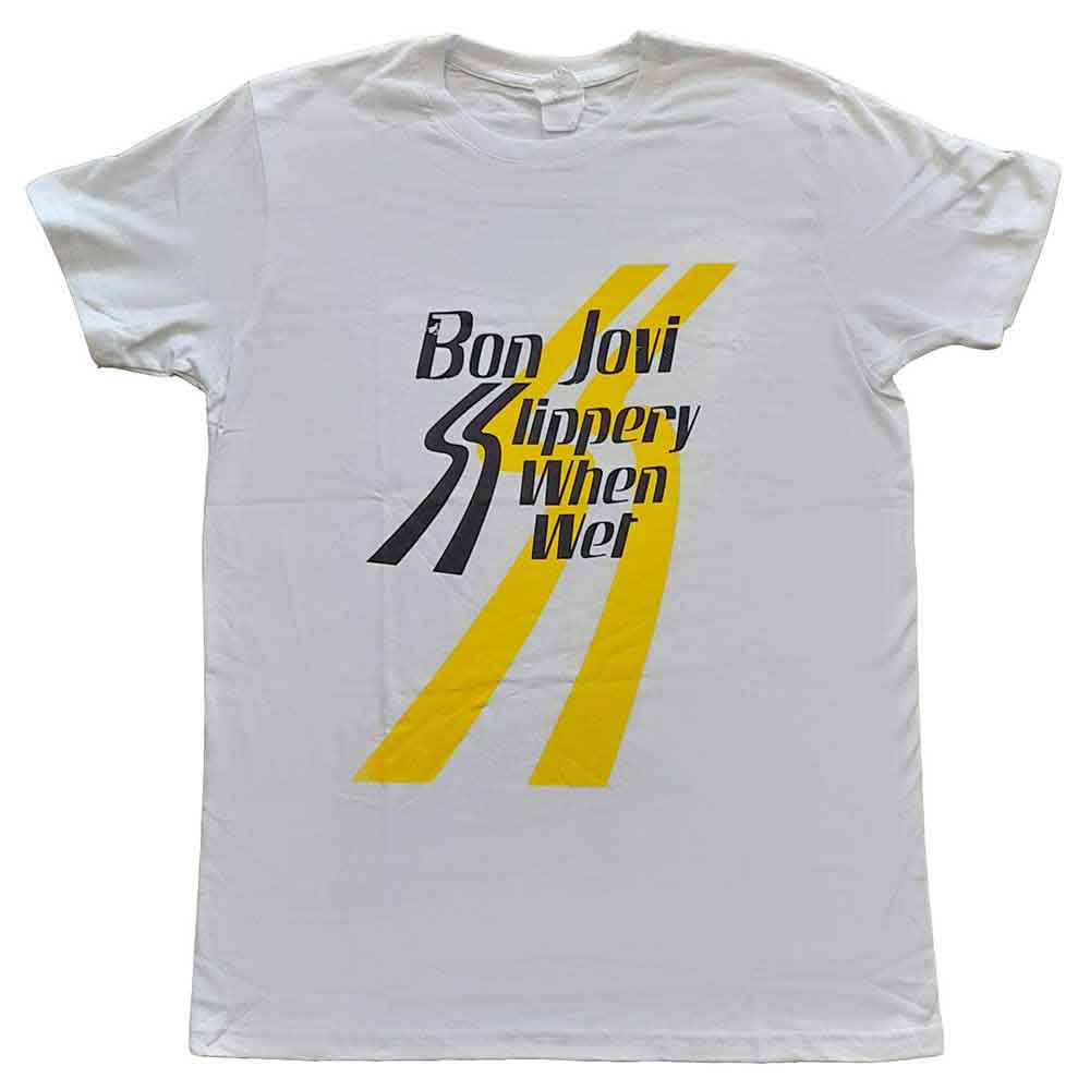 Bon Jovi | Slippery When Wet - T-Shirt White