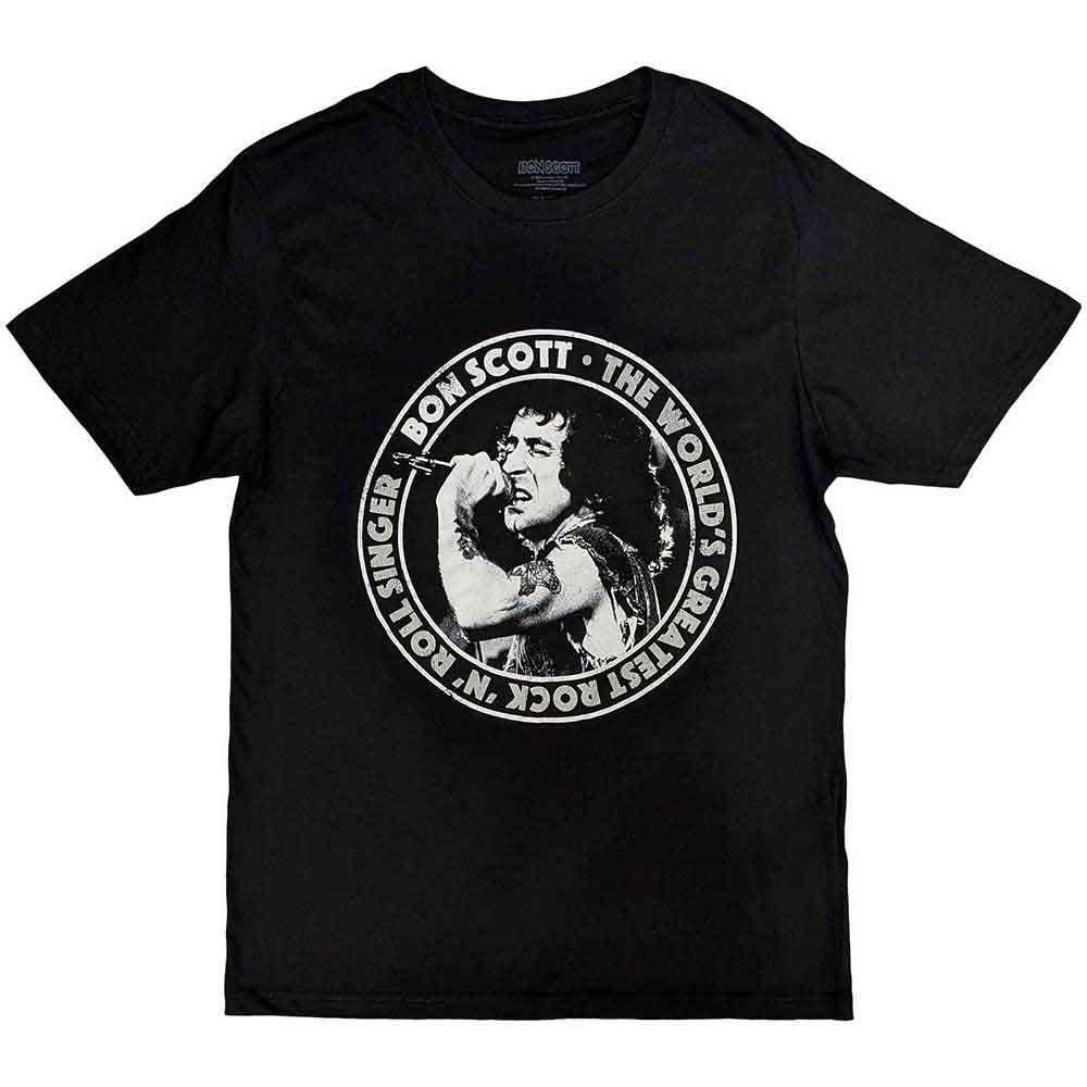 Bon Scott | TWGRRS Circle - T-Shirt Black