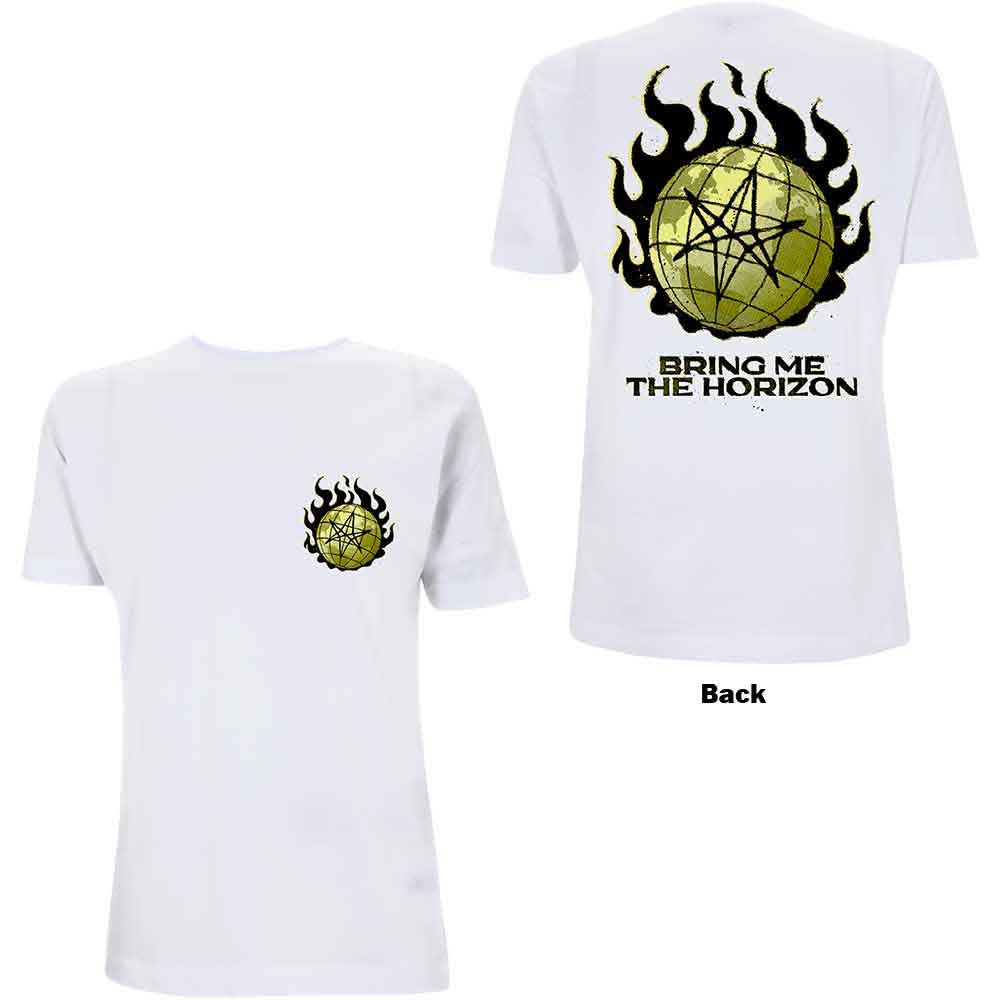 Bring Me The Horizon | Globe - T-Shirt White