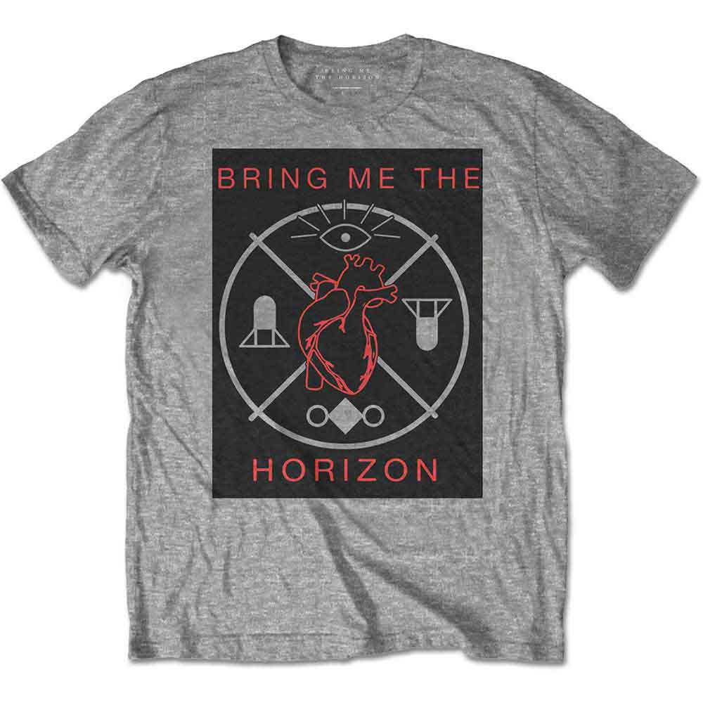 Bring Me The Horizon | Heart & Symbols - T-Shirt Grey