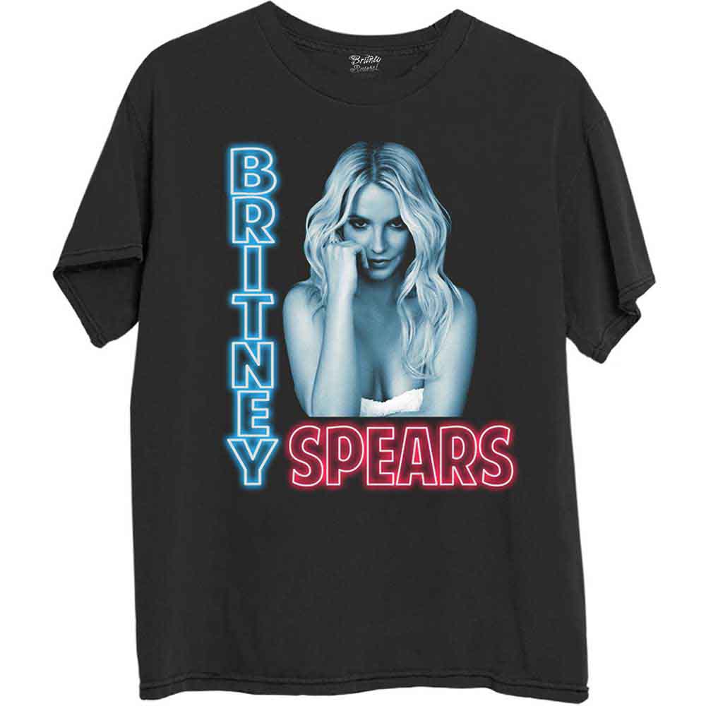 Britney Spears | Neon Light - T-Shirt Black