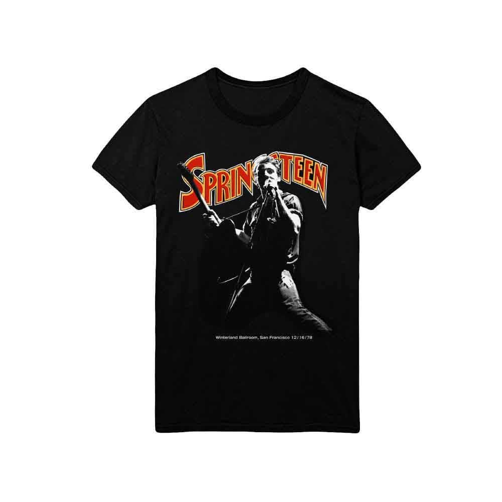 Bruce Springsteen | Winterland Ballroom Singing - T-Shirt Black