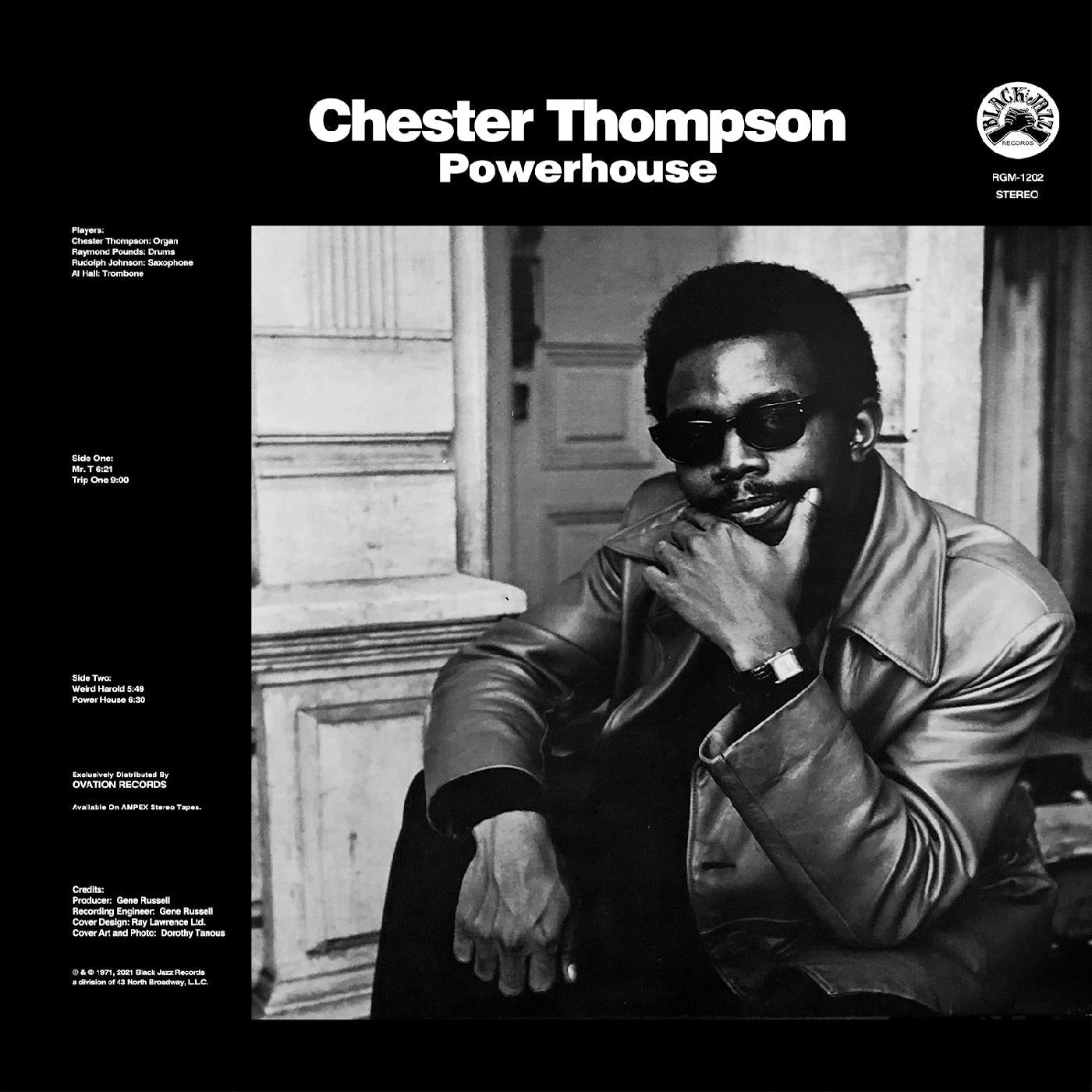 Chester Thompson | Powerhouse (Blue With Black Swirl Vinyl) - Vinyl