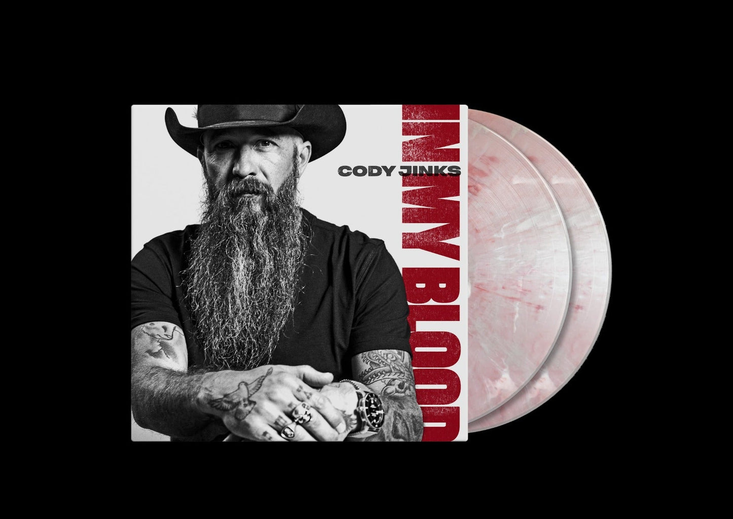 Cody Jinks | In My Blood (Indie Exclusive) (Red & White Marbled Vinyl) - Vinyl