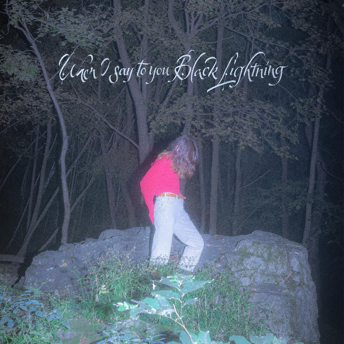 Common Holly | When I say to you Black Lightning (BLUE VINYL) - Vinyl