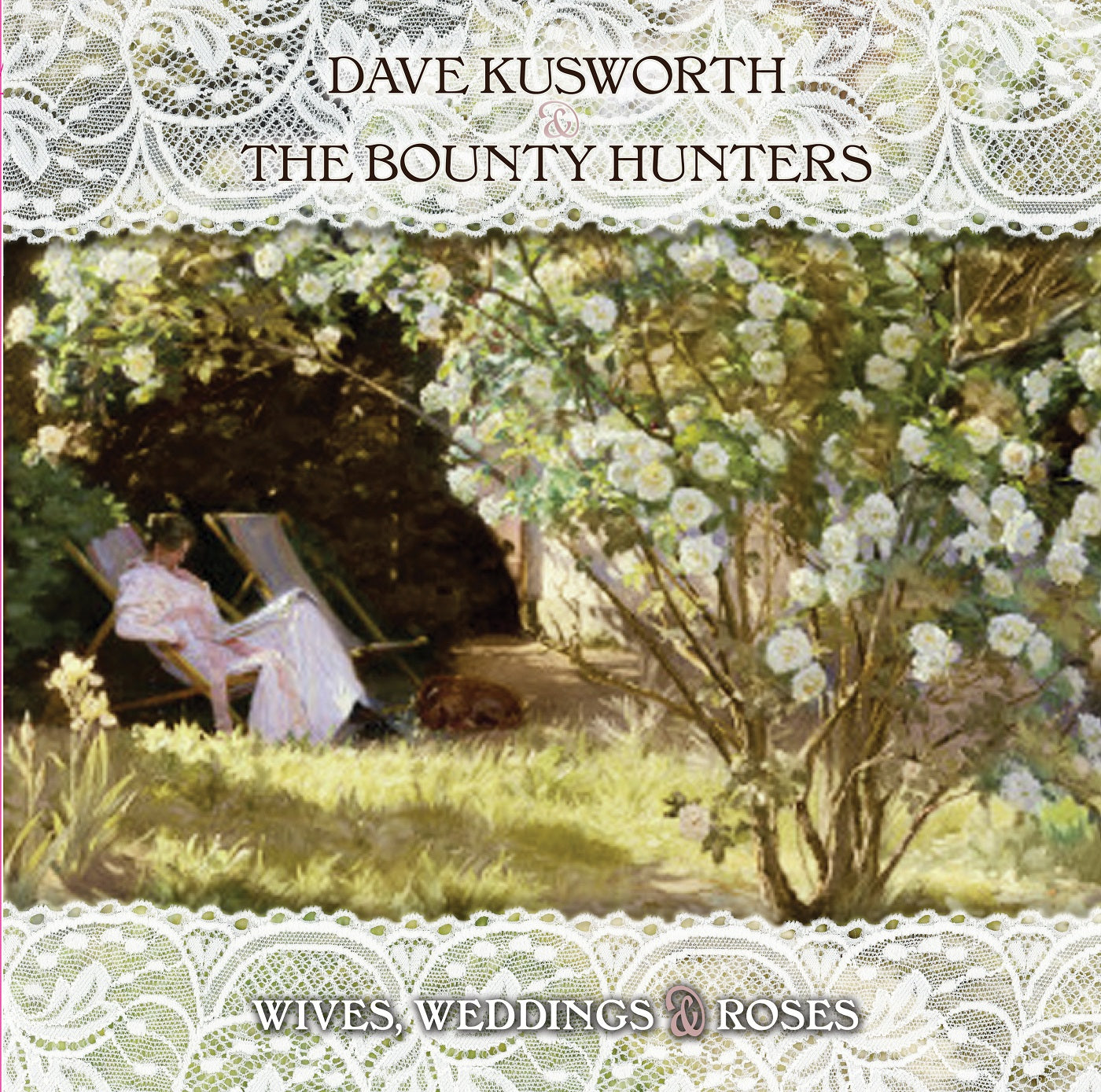 Dave & The Bounty Hunters Kusworth | Wives Weddings & Roses (WHITE VINYL) - Vinyl