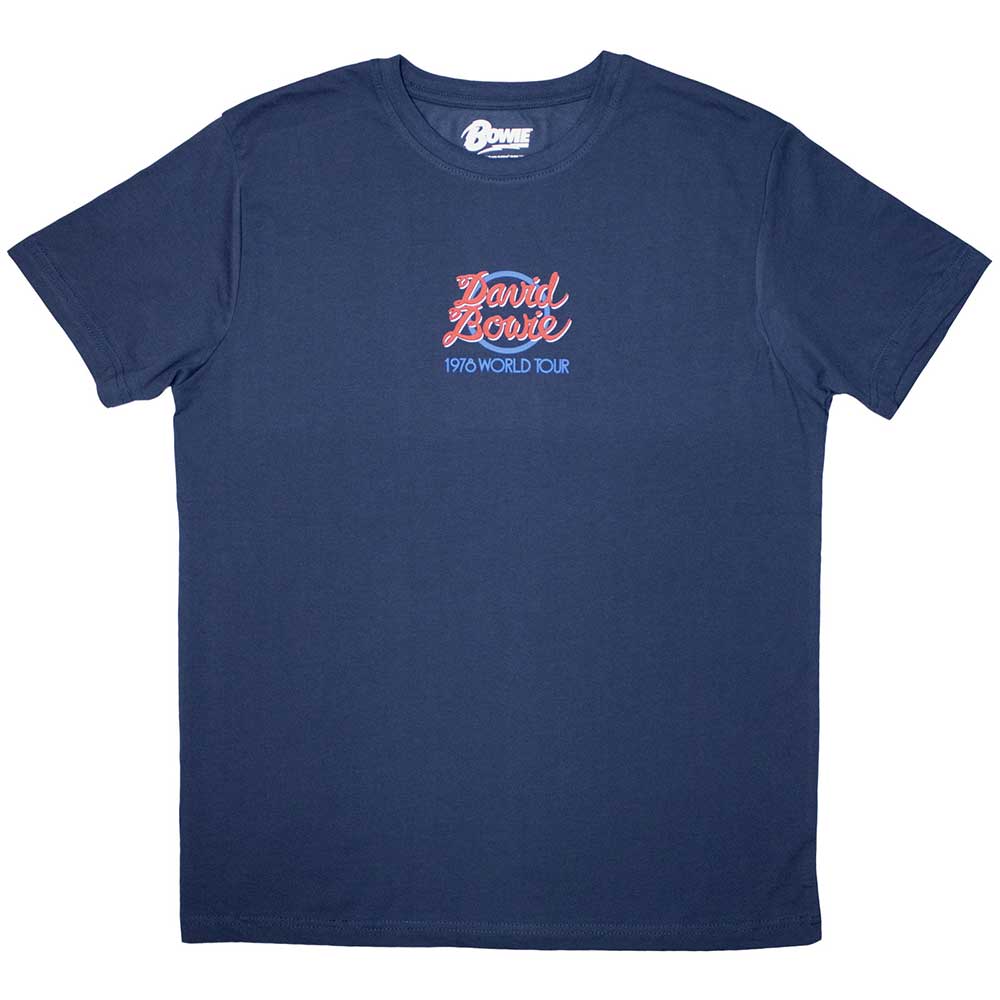 David Bowie | Mini 1978 World Tour Logo - Blue