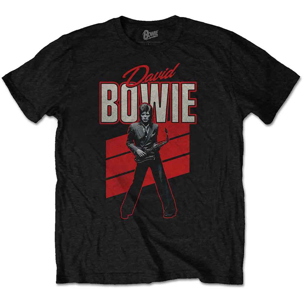 David Bowie | Red Sax - T-Shirt Black