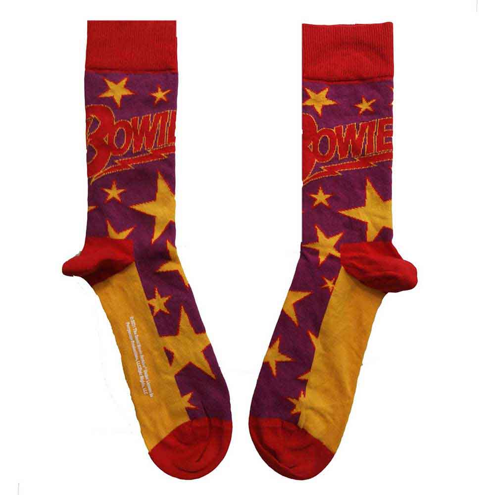David Bowie | Stars Infill - Socks Purple