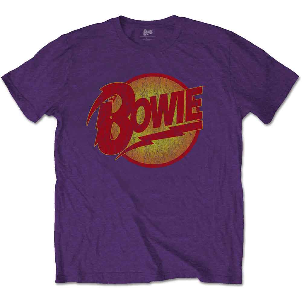 David Bowie | Vintage Diamond Dogs Logo - T-Shirt Purple
