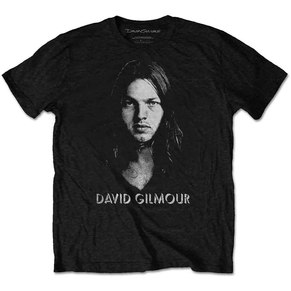 David Gilmour | Half-tone Face - T-Shirt Black