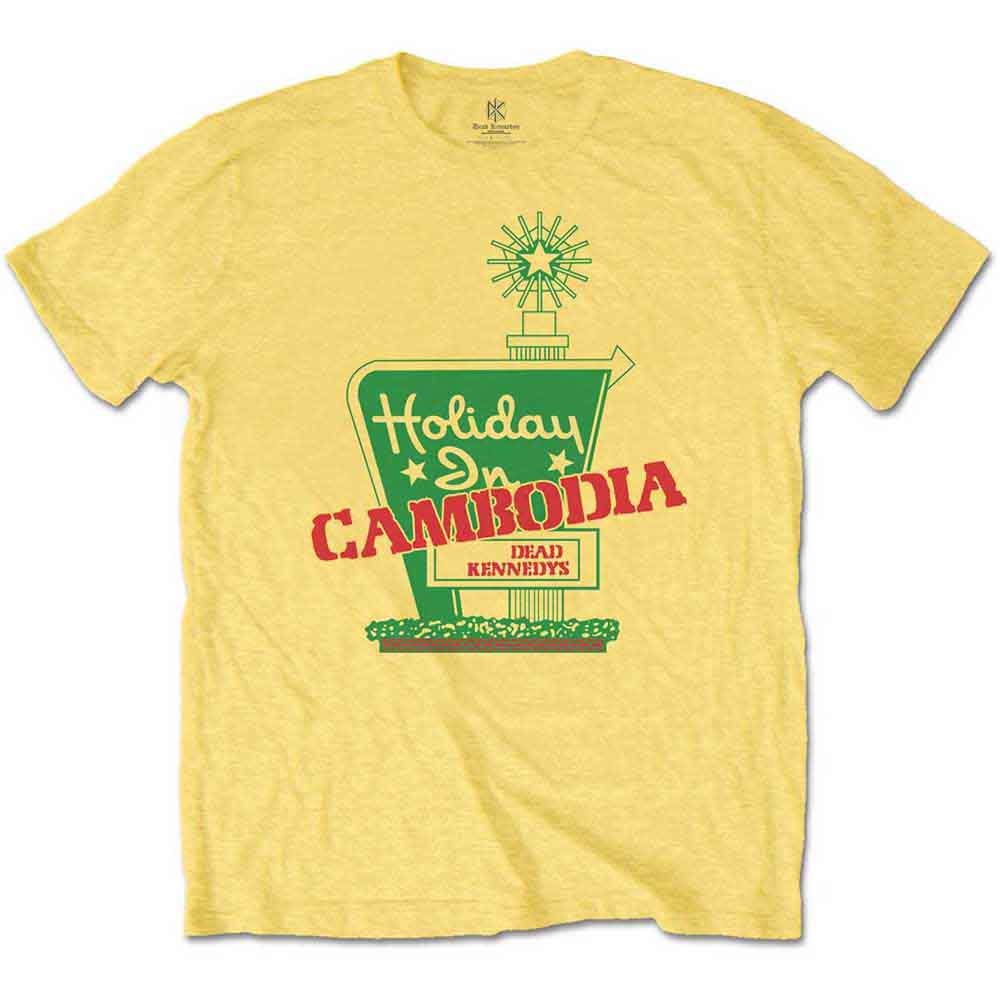 Dead Kennedys | Holiday in Cambodia - T-Shirt Yellow