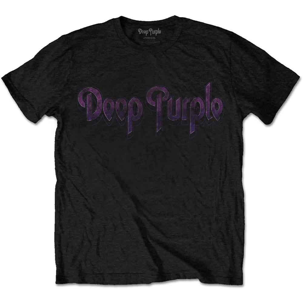 Deep Purple | Vintage Logo - T-Shirt Black