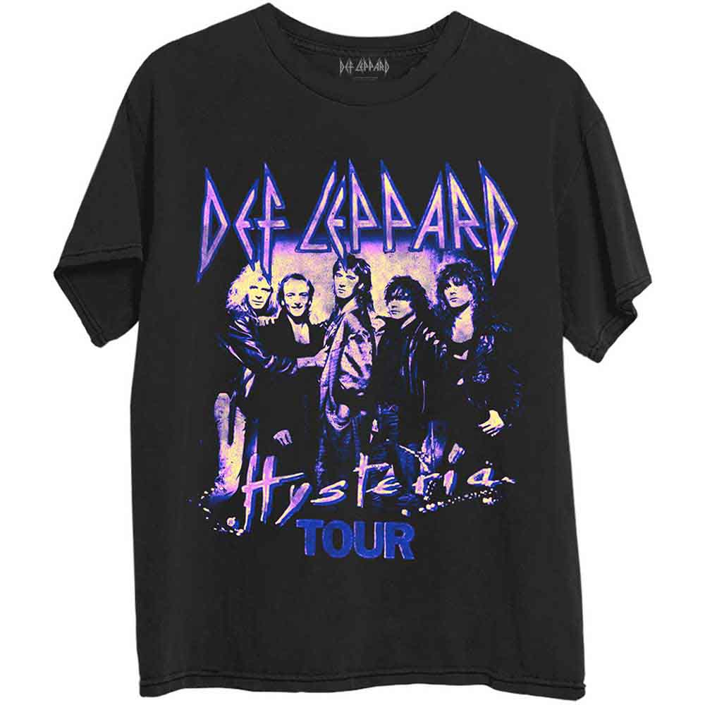 Def Leppard | Hysteria Tour - T-Shirt Black