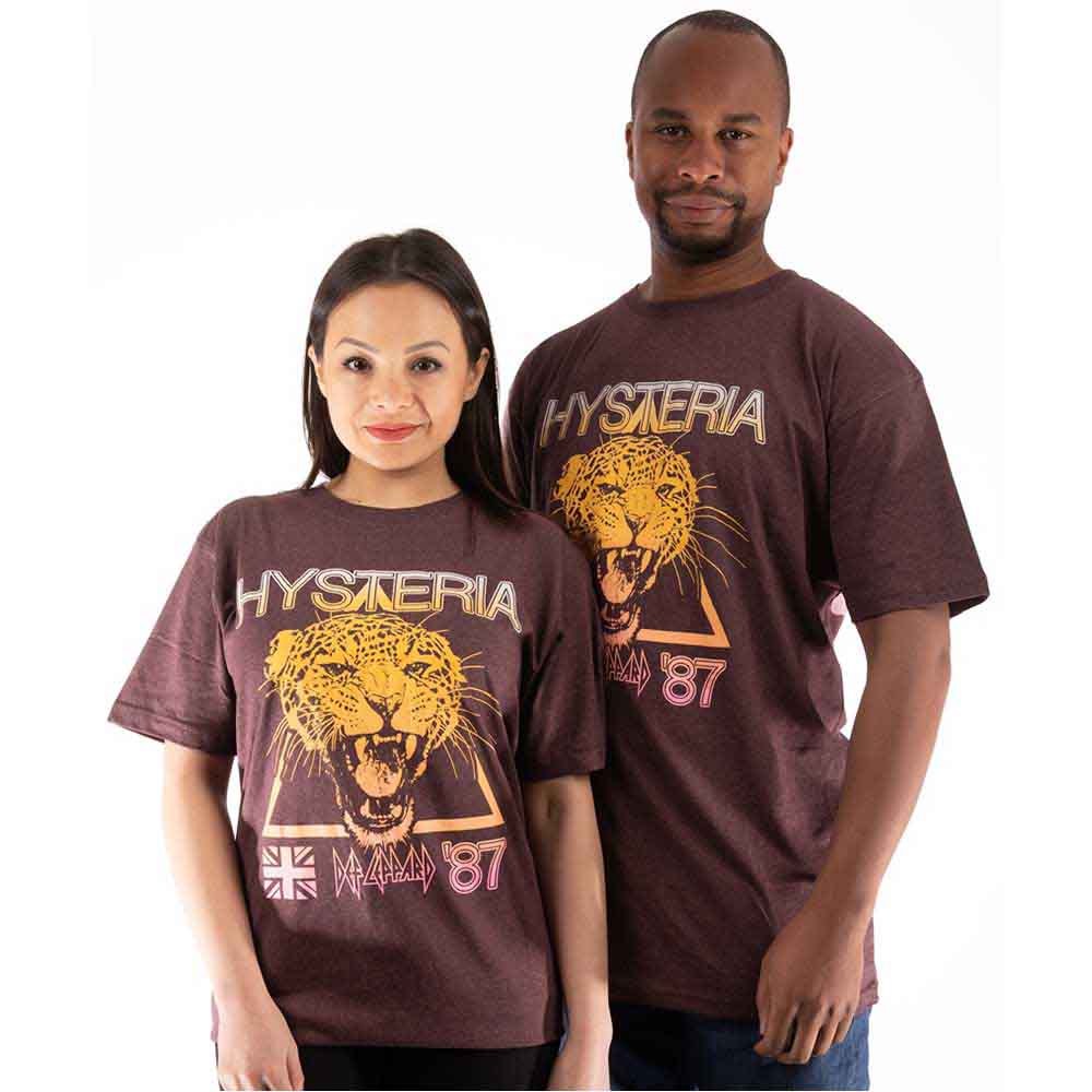 Def Leppard | Hysteria World Tour - T-Shirt Brown