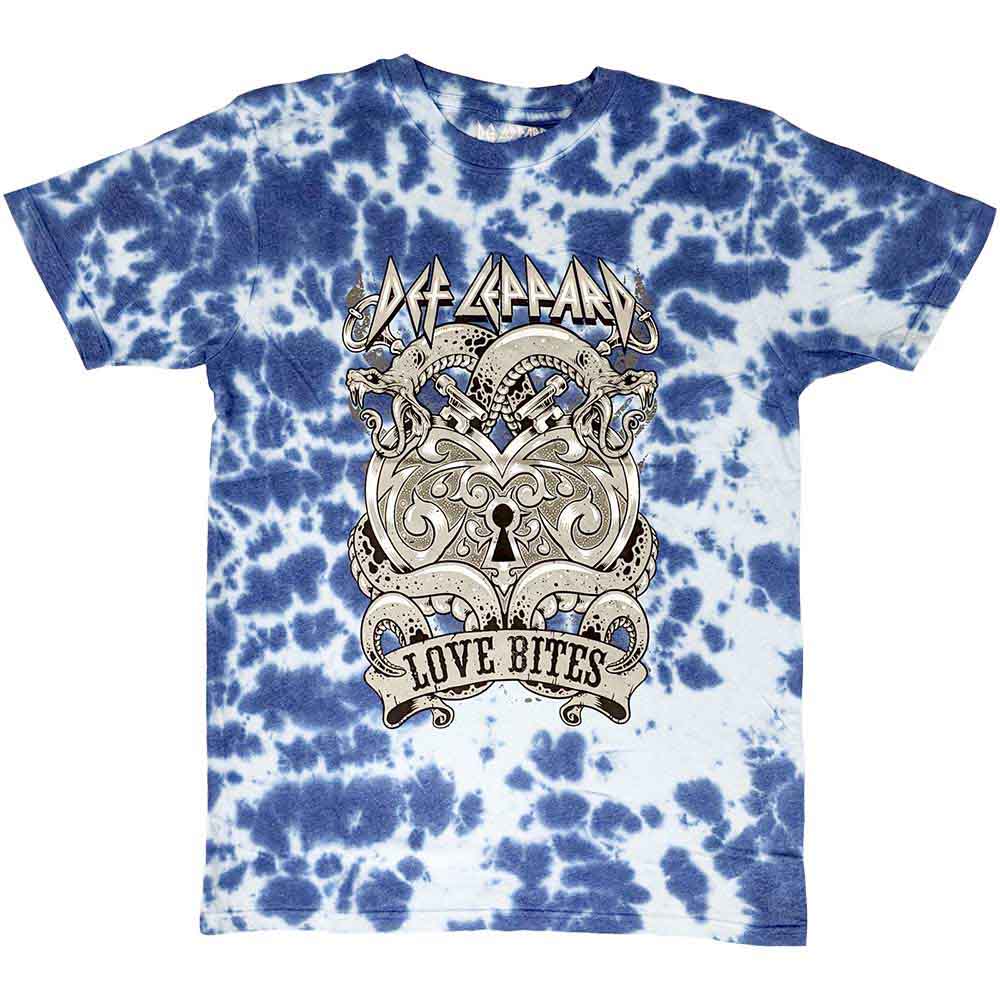 Def Leppard | Love Bites - T-Shirt Blue