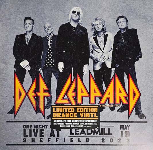 Def Leppard | One Night Only: Live At The Leadmill 2023 (Limited Edition, Orange Colored Vinyl) (2 Lp's) - Vinyl