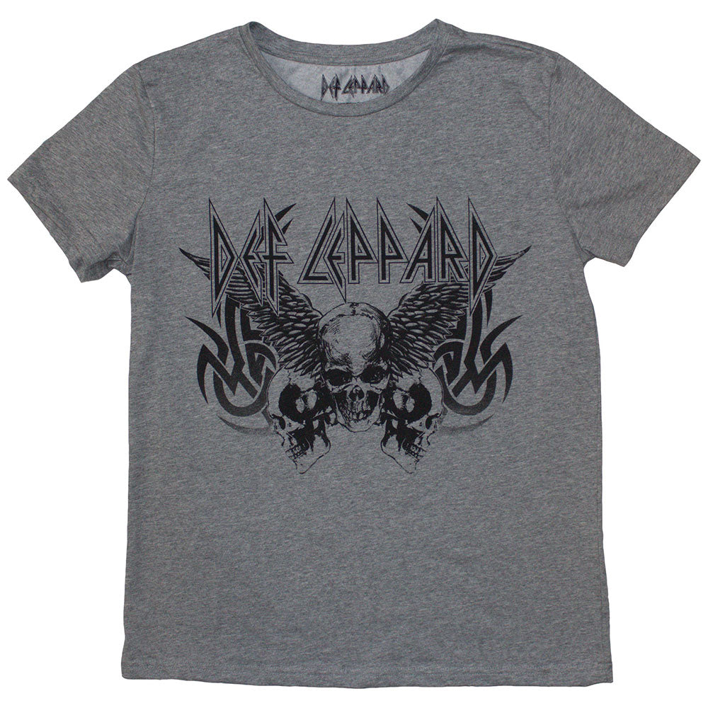 Def Leppard | Tribal Skull - Grey