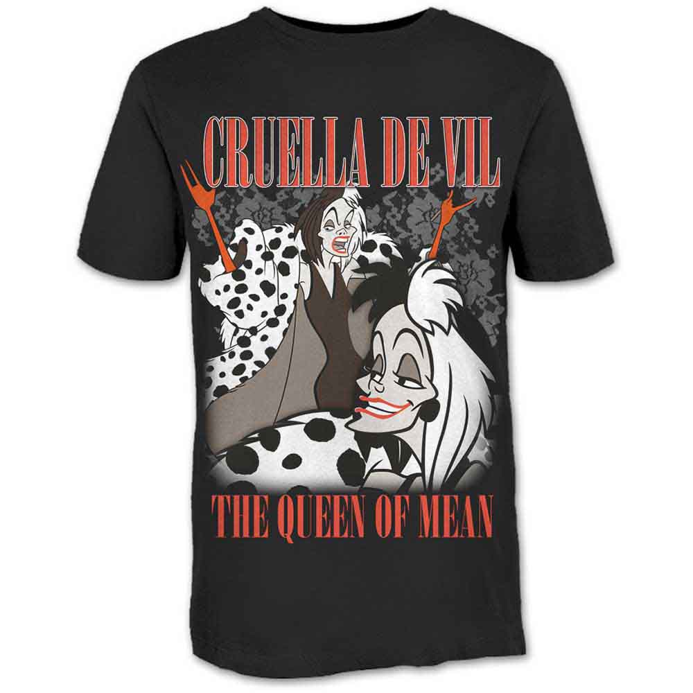 Disney | 101 Dalmatians Cruella Homage - T-Shirt Black