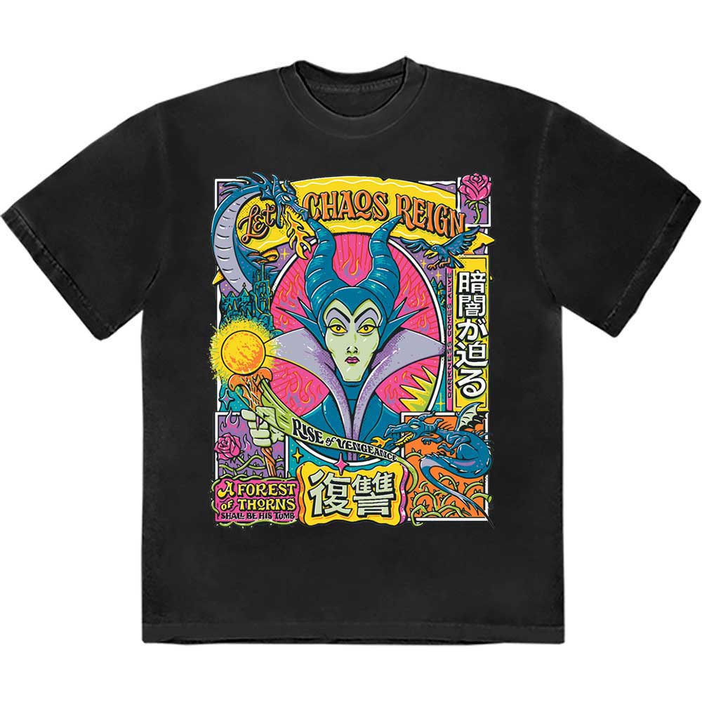 Disney | Sleeping Beauty Let Chaos Reign - T-Shirt Black