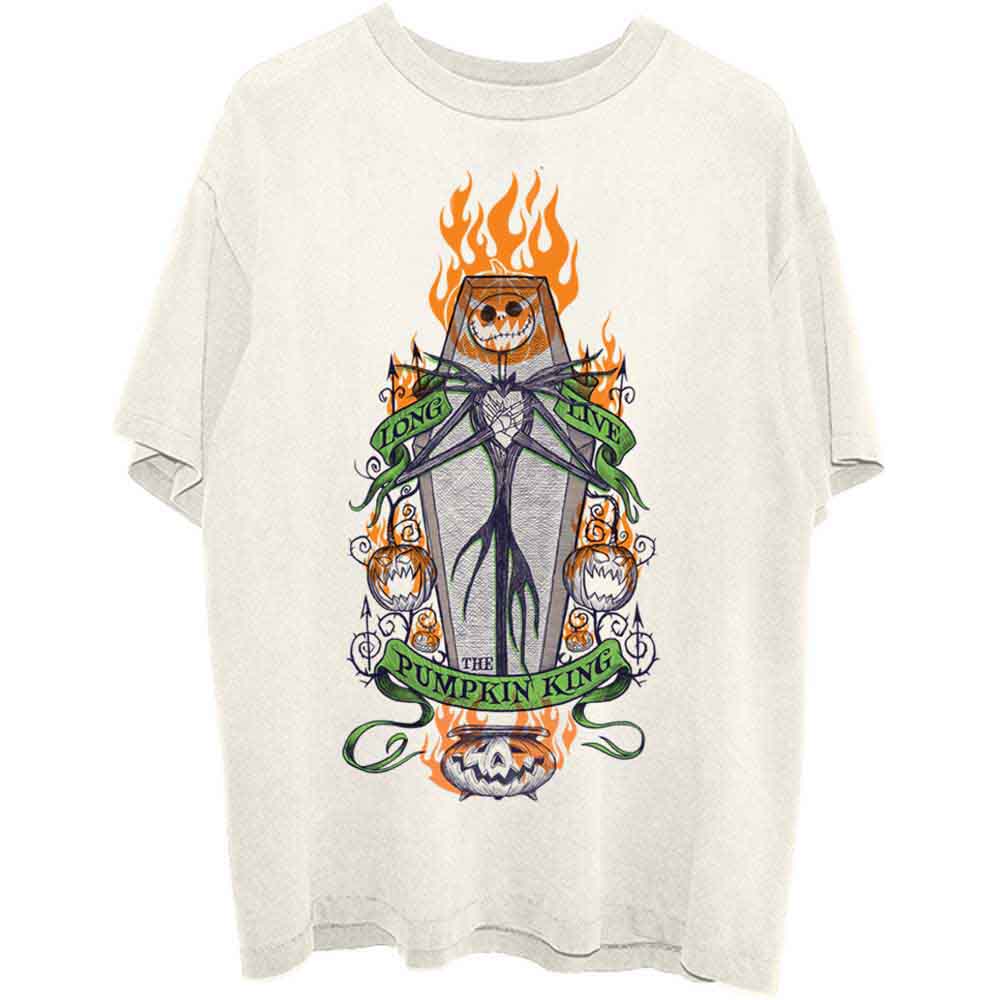 Disney | The Nightmare Before Christmas Orange Flames Pumpkin King - T-Shirt Neutral